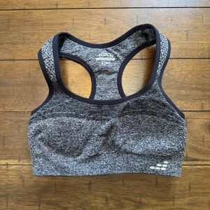 BCG Women's Small‎ Padded Racerback Gray Sports Bra Small